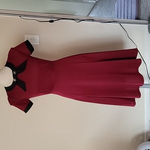Retro Vintage inspired 1940s swing dress